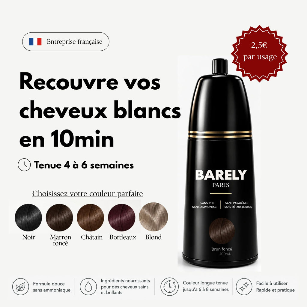 Shampoing colorant instantané - sans PPD